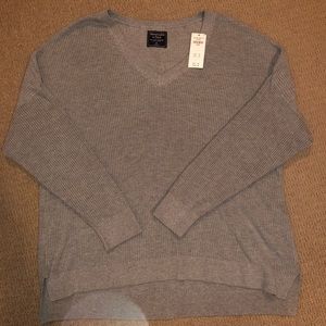 NWT gray A&F sweater sz XL